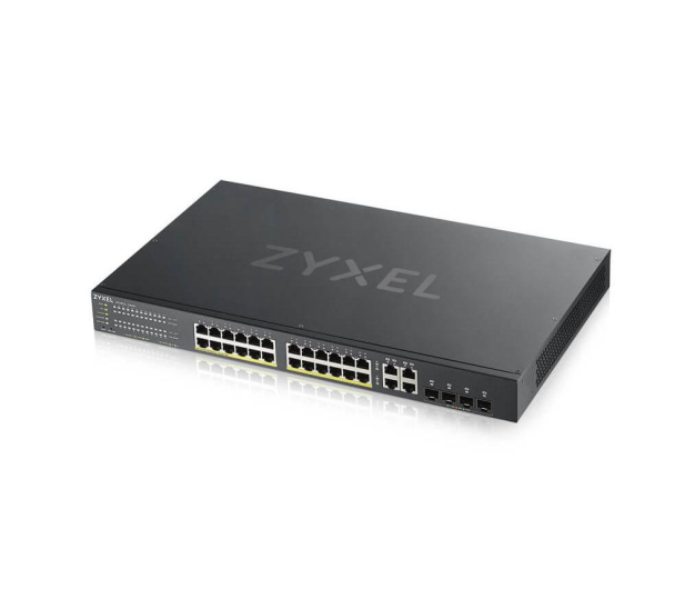 ZYXEL Przełącznik GS1920-24HPv2 28Port 24xGb and 4xGb 375W PoE NebulaFlex Cloud GS192024HPV2-EU0101F - 452556 - zdjęcie 2